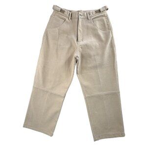 Vintage ASG Snow Pants Mens 34x30 Beige Arctic Jean Collection Fleece Insulated